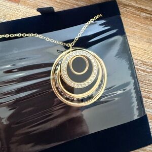 NEW Swarovski gold dynamic pendant